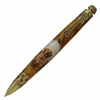 Dog Antique Brass Click Pen Kit