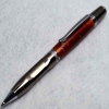 Sierra Grip Ballpoint Twist Pen - Gun Metal & Chrome
