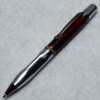 Sierra Grip Ballpoint Twist Pen - Chrome & Gun Metal