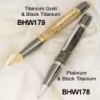 Sierra Ballpoint Black Titanium /TN Gold Pen Kit